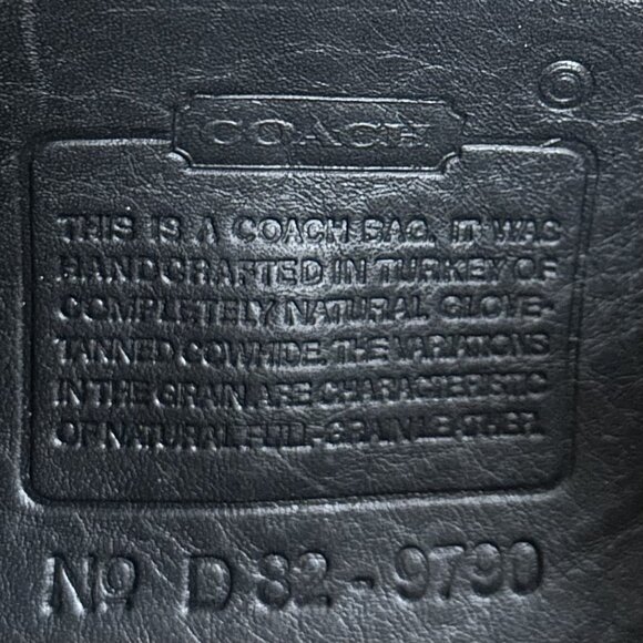 COACH CITY BAG Black D82-9790 - Picture 8 of 8